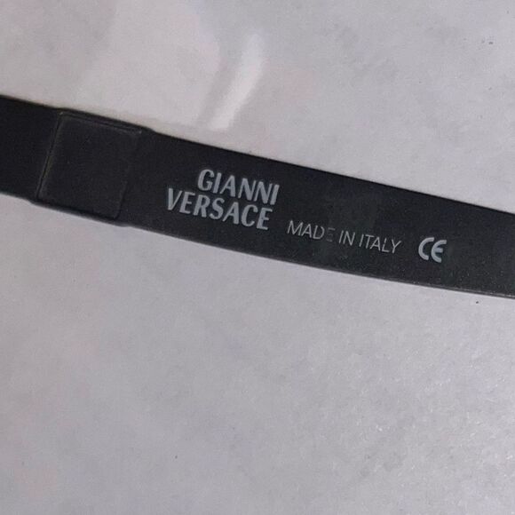 Versace 90s Vintage Sunglasses Unisex Metal and Gold Frames READ DESCRIPTION - Picture 11 of 16